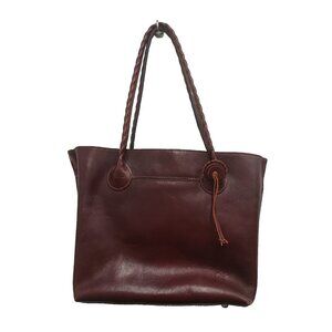 Vintage Patricia Nash Womens‎ Eastleigh Tote Shoulder Bag Large Red Leather
